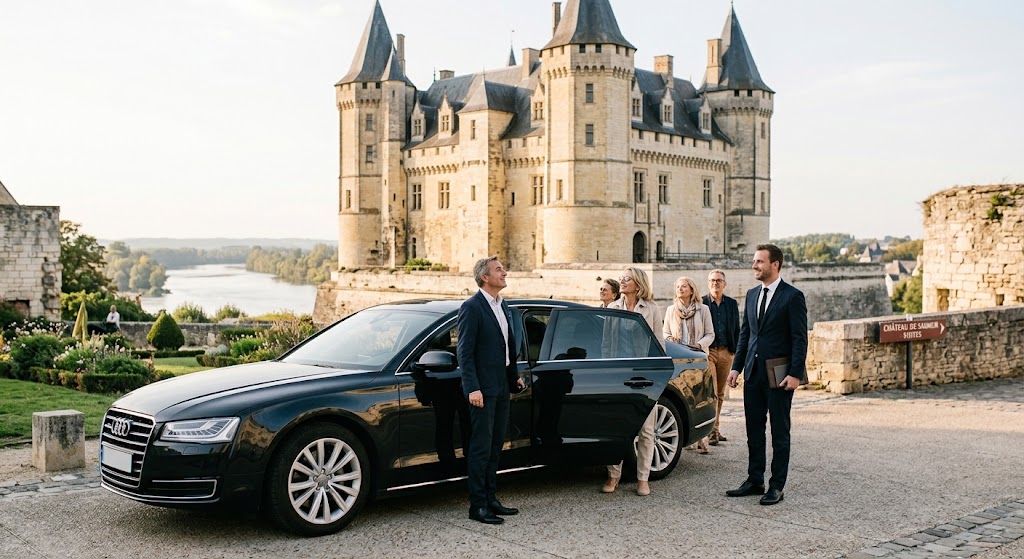 Chauffeur privé Châteaux du Maine-et-Loire